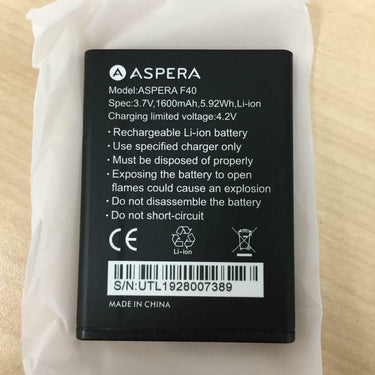 Replacement Battery Suits Aspera F40 Flip Mobile Phone (F40-B)